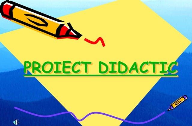 PROIECT DIDACTIC